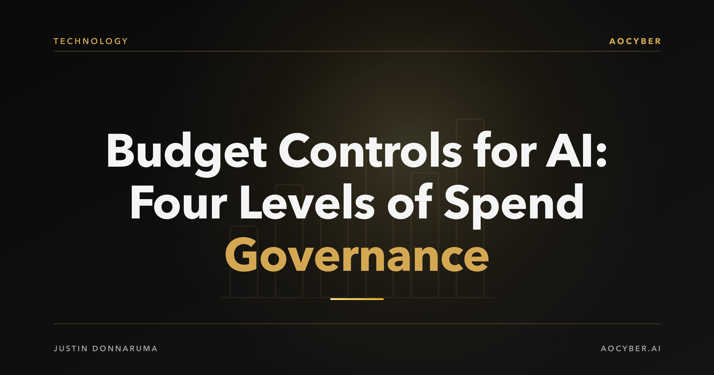 Abstract illustration of hierarchical golden budget tiers with spending gauges at each level